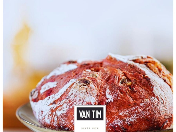 Bietenbrood met Geitenkaas&nbsp;gesneden